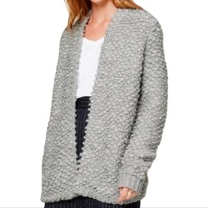 LOFT Women's Loop‎ Stitch Cardigan Size Medium Wool Alpaca Camell Blend